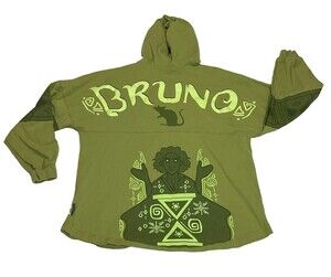 DISNEY Spirit Jersey Encanto Bruno Hoodie Glow in the Dark Green Medium M